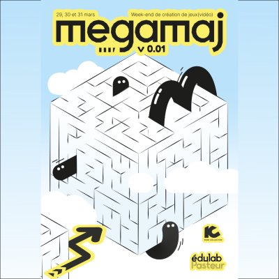 illustration de megamaj — weekend de création de jeux(vidéo)